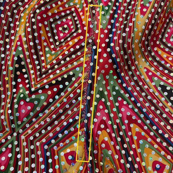 California Costumes Women's 1970s Disco Costume  Sequin Top Bell Bottom Pants - Picture 11 of 12